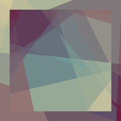 Abstract computational color Polygones background illustration