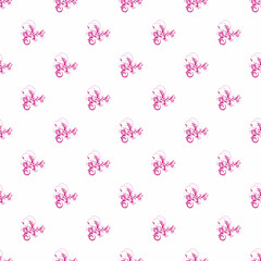 Colorful ceramic pattern seamless , cute background design style