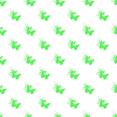 Colorful ceramic pattern seamless , cute background design style