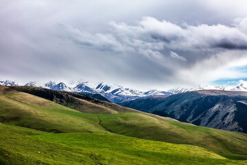 landscape with clouds