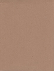 A Scanned Old Faded Brown Cardboard Paper Page.