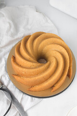 Homemade bundt cake, spiral bundt cake, coconut bundt cake