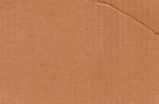 A Scanned Old Faded Brown Cardboard Paper Page.