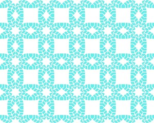 Illustration of seamless tile pattern isolated on a white background