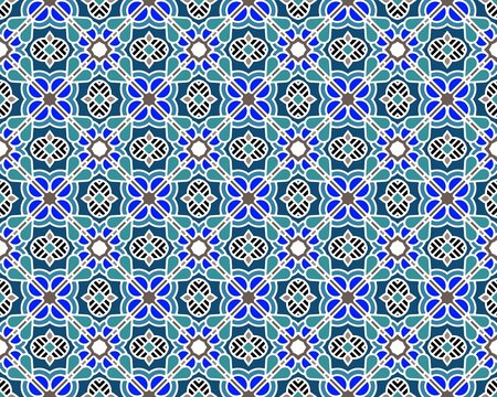 3d rendering of seamless tile pattern