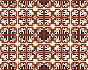 Illustration of seamless tile patterns