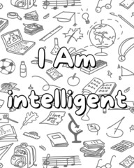 Positive affirmations coloring pages for kids