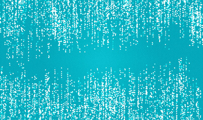 Abstract turquase  and white particle background. Abstract blue and white particle background. blue and white mosaic, trying to reach each other. feels like network connection, information flow. 