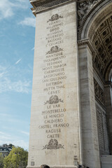 Fototapeta na wymiar Arco del Triunfo