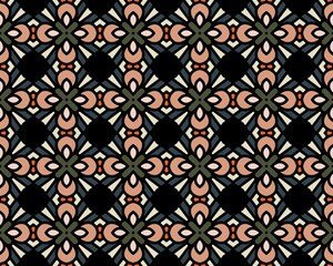 Seamless tile pattern in different colors