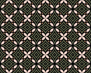 Seamless tile pattern in different colors