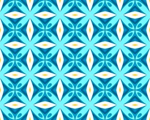 Seamless illustration of tile pattern for background or wallpaper