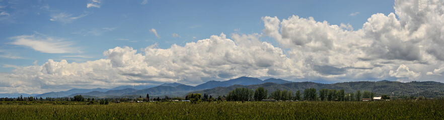 panorama of the mountains
