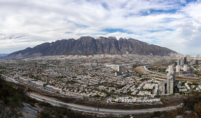 Panorama cerro de las mitras, Monterrey Mexico