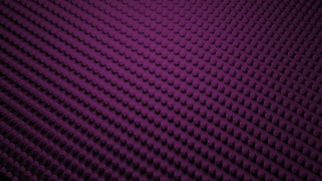Purple background.Design.A dull background consisting of a material from which small round parts stick out in abtraction and moves like a canvas.