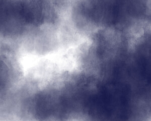 Obraz na płótnie Canvas 雲の水彩イラスト　背景
