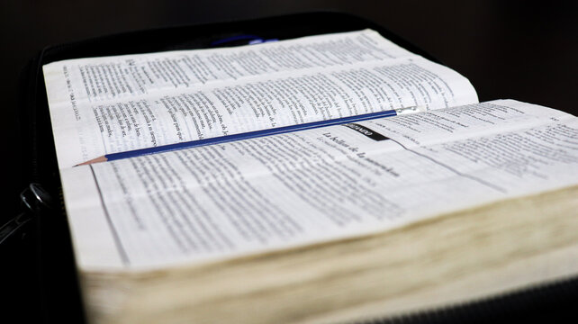 Biblia con n lapiz