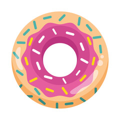 Naklejka premium float inflatable donut