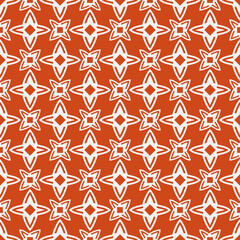 Orange pattern and simple decor pattern. Vector.