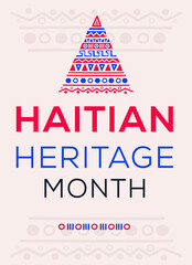 Haitian Heritage Month, held on May. - obrazy, fototapety, plakaty