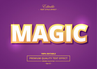 MAGIC VECTOR TEXT STYLE EFFECT