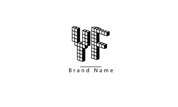 YF FY Y F abstract vector logo monogram template