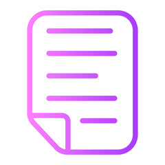 letter gradient icon
