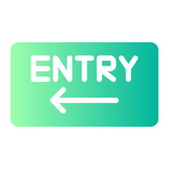 entry gradient icon