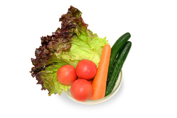 Vegetables in the kitchen easy to use for health image Overhead