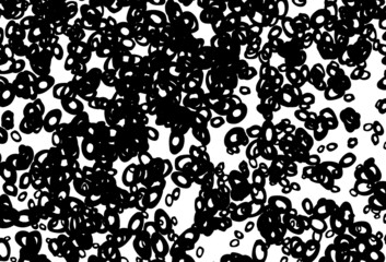 Black and white vector backdrop with dots.