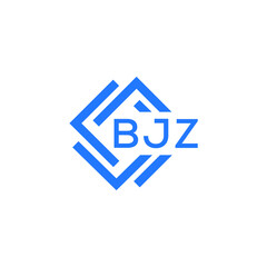 Obraz premium BJZ technology letter logo design on white background. BJZ creative initials technology letter logo concept. BJZ technology letter design.