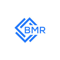 BMR technology letter logo design on white  background. BMR creative initials technology letter logo concept. BMR technology letter design.
