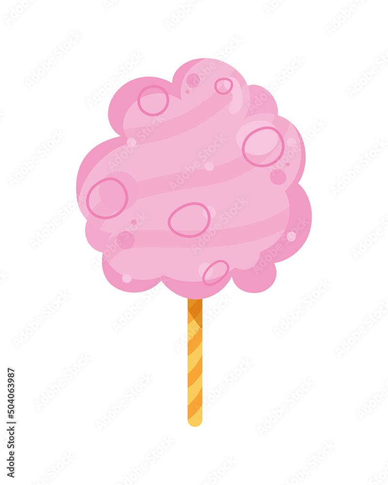 Wall mural sweet cotton candy