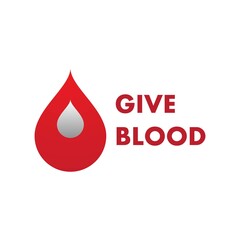 Fototapeta premium Blood illustration logo