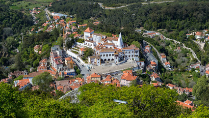 Beautiful castle in Portugal on june 2019