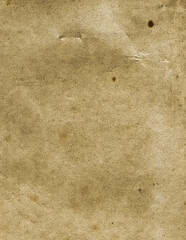 top view of the vintage paper