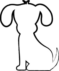 Dog Vector Silhouette