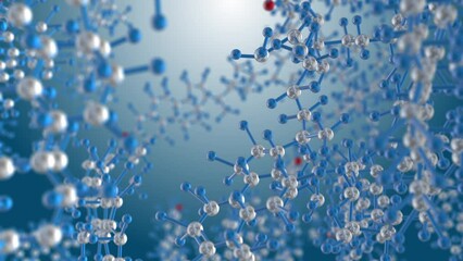 Cholesterol molecule chemical structure organic lipid - 3D render