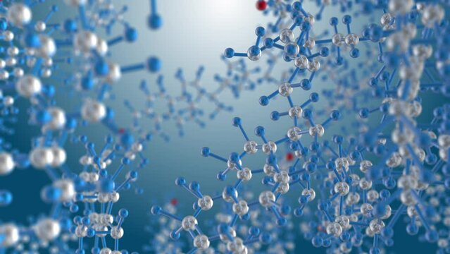 Cholesterol molecule chemical structure organic lipid - 3D render