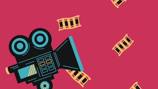 cinema video camera animation
