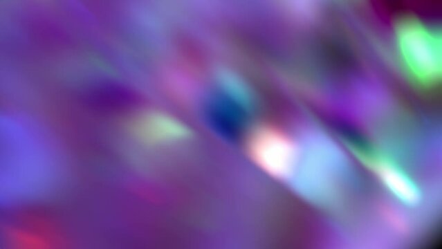 Lens reflections. Diamond holographic abstract background for holiday or party