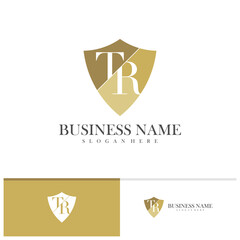 Letter T R logo vector template, Creative T R logo design concepts