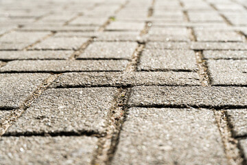 Obraz premium Concrete floor texture like light gray cement cobblestone