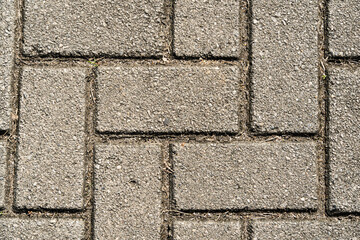 Concrete floor texture like light gray cement cobblestone