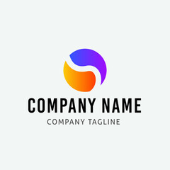 Software and IT Company Vector Logo Design Template