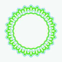 decorative round frames for design with floral ornaments. Circle frame. Templates for printing postcards, invitations, books, for textiles, engraving, wooden furniture, forging.