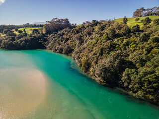 Tidal Swell of The Coromandel Peninsula in New Zealand's North Island 