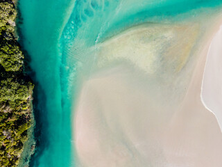 Tidal Swell of The Coromandel Peninsula in New Zealand's North Island 