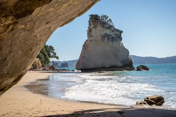 Foto auf Acrylglas Antireflex Cathedral Cove, Coromandel Peninsula New Zealand © Michael