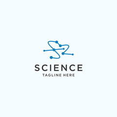 Science logo icon design vector 